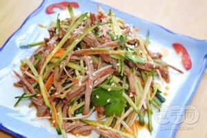 韭香銀芽裡脊絲 韭香銀芽裡脊絲