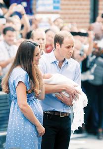 威廉夫婦為孩子命名