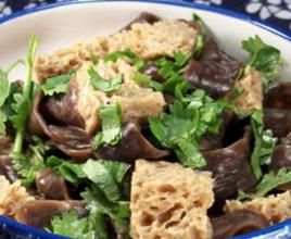 涼拌烤麩蕨根粉條 涼拌烤麩蕨根粉條