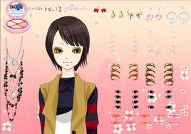 可愛女孩化妝 可愛女孩化妝