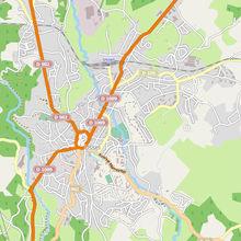 於塞勒市區地圖