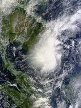 熱帶低氣壓25W 衛星雲圖