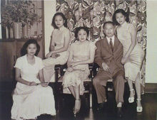 宋子文、張樂怡一家人