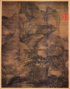 陳卓《萬松高樓圖軸》