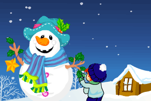 《打扮聖誕雪人》 《打扮聖誕雪人》