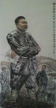 魏琳琳人物畫作《習仲勛》