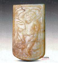 唐胡人舞伎鉈尾 唐胡人舞伎鉈尾