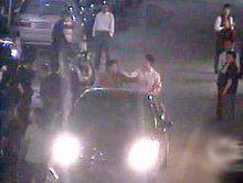 錢軍打人事件錄像截圖