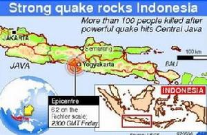 （圖）爪哇地震
