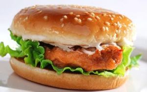 雞腿肉漢堡包 雞腿肉漢堡包