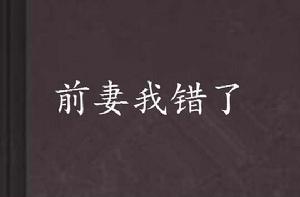前妻我錯了 前妻我錯了