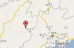 （圖）京南鎮在廣西壯族自治區內位置