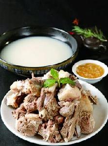 蒜泥羊肉 蒜泥羊肉