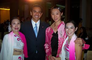 候燕導演與洛杉磯市長