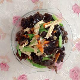 腐竹黃瓜炒木耳