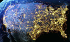 奇特的圖像顯示人們未曾見過的“網路美國”