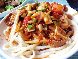 新疆過油肉拌麵 新疆過油肉拌麵