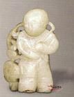 宋青玉雕童子