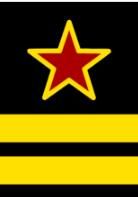 三級艦指揮員Командир корабля 3-го ранга二級艦副職Старший помощник командира корабля 2-го ранга