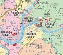 南河街道行政區域暨周邊位置示意圖