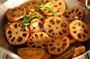 豉油腐乳炒藕片 豉油腐乳炒藕片