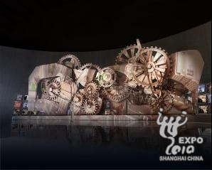 塞爾維亞館內的“時間機器”