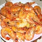 乾薑白灼蝦 乾薑白灼蝦