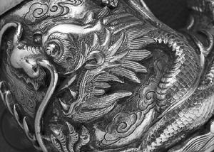 金銀細工衍生作品1 金龍菸斗