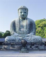 日本鎌倉 高德院 阿彌陀佛銅坐像