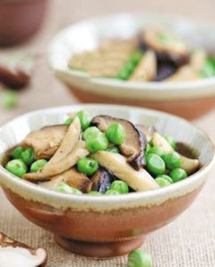 鮮蘑炒豌豆 鮮蘑炒豌豆