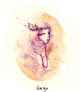 中國插畫家Dou_leung星座系列插畫