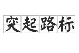 突起路標 突起路標