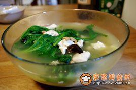 茼蒿豆腐湯 茼蒿豆腐湯