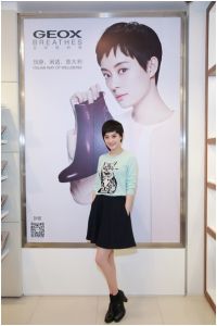 孫儷出席GEOX北京2014芳草地秋冬新品發布會