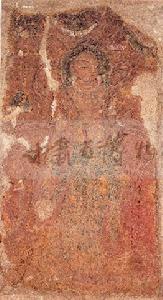 彩繪菩薩像壁畫