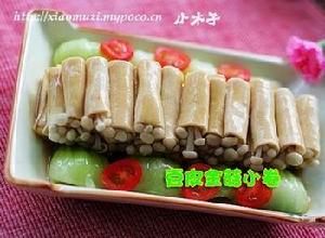 豆皮金針菇小卷
