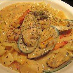 海鮮三寶燴白汁 海鮮三寶燴白汁