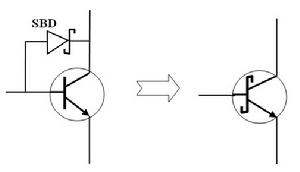 肖特基箝位電晶體