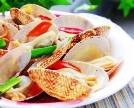 蔥爆紅油蛤 蔥爆紅油蛤