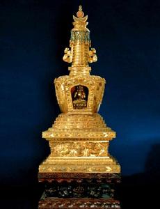 清乾隆金髮塔 清乾隆金髮塔