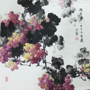 詹亦然國畫作品