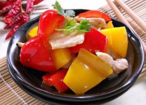 彩椒雞片 彩椒雞片