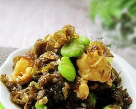 地木耳蠶豆炒雞蛋 地木耳蠶豆炒雞蛋