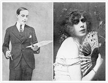 埃納爾·韋格納（左）變性後改名莉莉·埃爾伯（右）