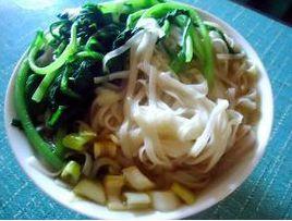 茼蒿清湯麵 茼蒿清湯麵