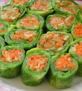 綠橄欖胡蘿蔔菜卷 綠橄欖胡蘿蔔菜卷