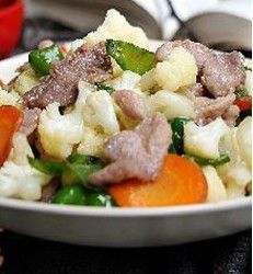 花菜炒肉片 花菜炒肉片