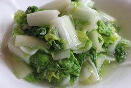 清炒杭白菜 清炒杭白菜