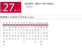廣州公交南27路 廣州公交南27路