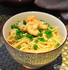 蔥油蝦仁面 蔥油蝦仁面